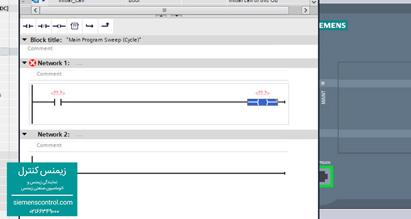 برنامه نویسی plc s7-1200زیمنس 