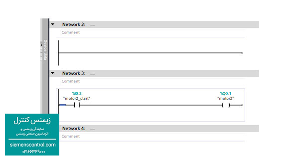 نمایندگی زیمنس ایران - زیمنس کنترل - آموزش دستور jump در نرم افزار tia portal
