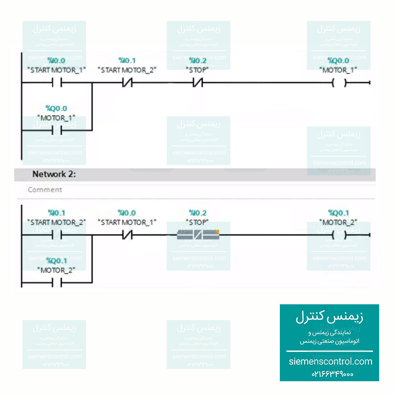 نمایندگی زیمنس ایران - آموزش HMI - دستور interlock