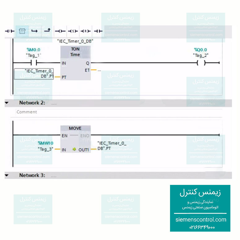 نمایندگی زیمنس ایران - آموزش HMI - افزودن عدد از PLC به HMI